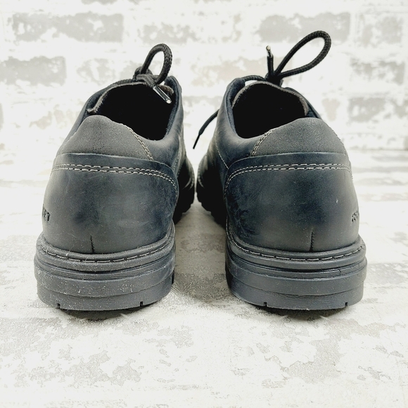 NEW Rockport Black Logo Waterproof Lace Up Casual Derby Oxfords O247 main image 7